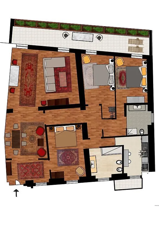 At Roman Penthouse Apartment
